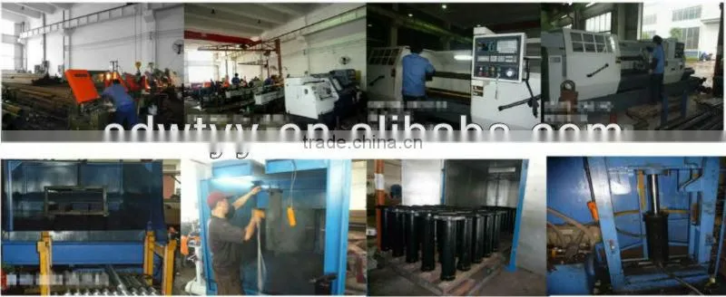 telescopic hydraulic cylinder for truck/loader