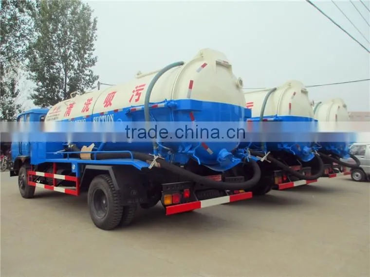 dongfeng 8cbm vacuum sewage truck pump for sale