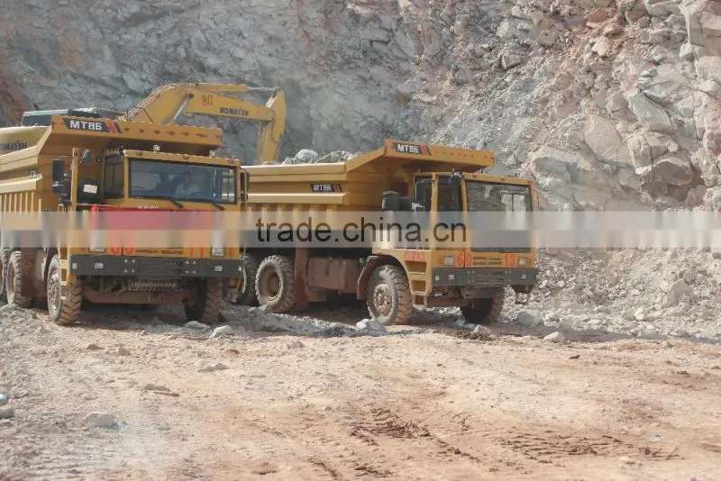 MT86 Mining Truck 80ton Mining Truck working in Cement Factory off road Minging Truck