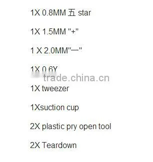 Wholesale 10 in 1 repair tool for iphone,cell mobile phone repair tools kit