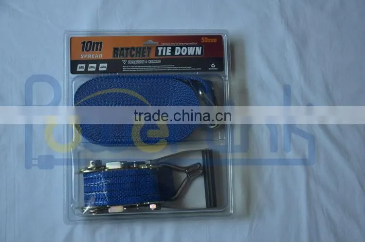 H90195 Standard outdoor safety ratchet tie down, safety lashing strap, auto tools CH-R001-8
