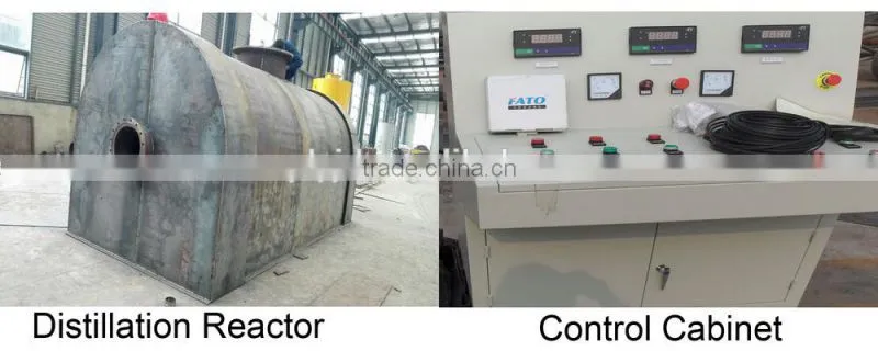 Green Machine Black Waste Oil Distillation System/Old Car Oil Distillation Line