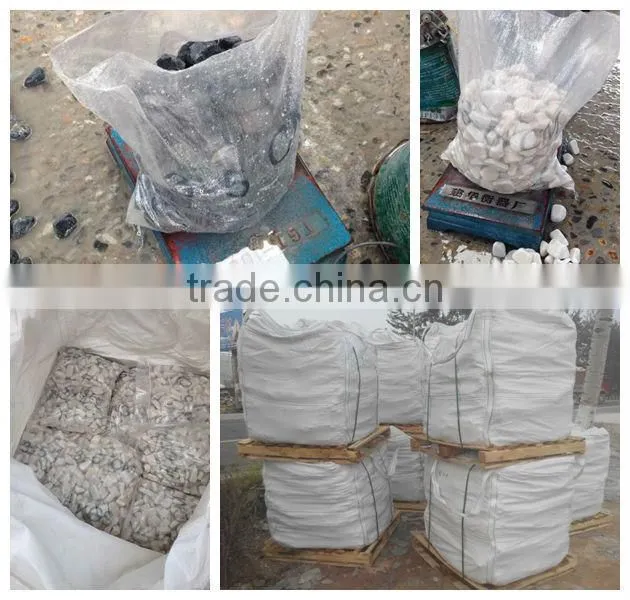 Natural River Stone White Round Pebble Stone 2-4cm