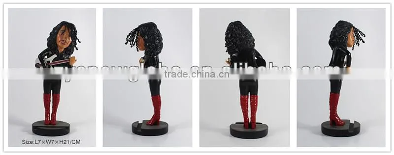 Custom resin bobble head