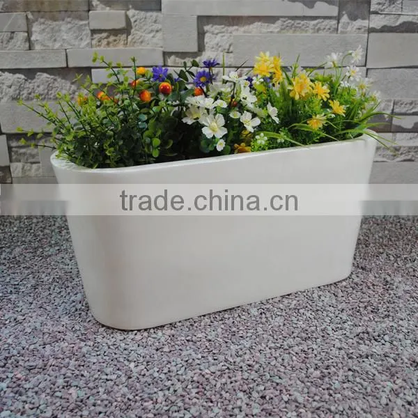 Alcony Modern Fiberglass Mini Alcony Flower Boxes