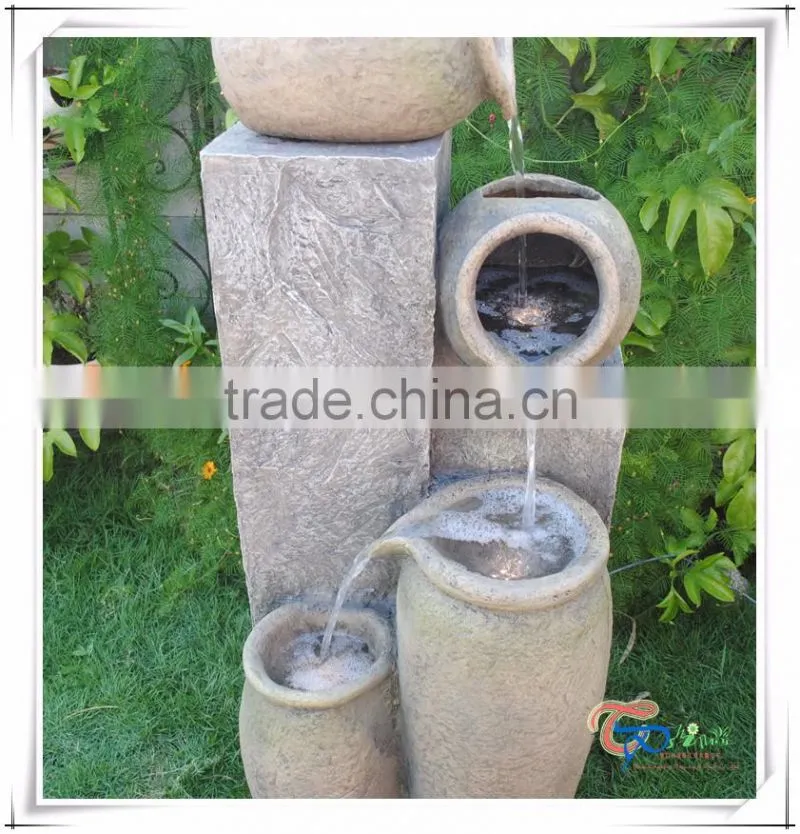 Traditional Large Electric Outdoor Water Fountain/Led Fountain Light