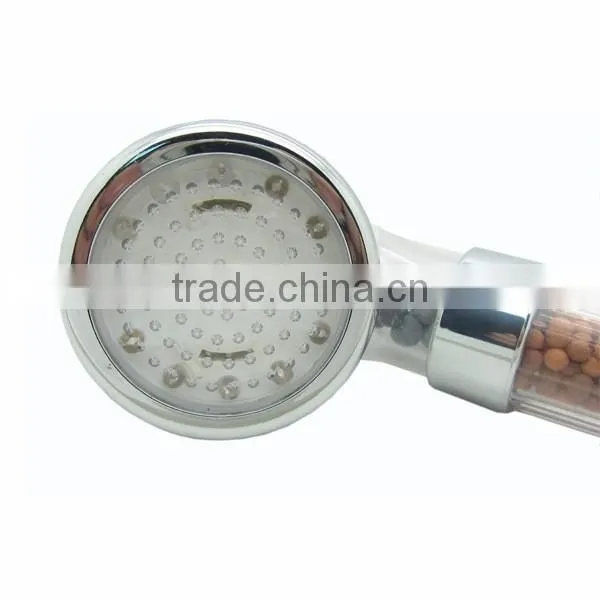 LD8008-A23 Anion Sprinkler Glow Temperature Sensor LED Water Stream Temperature Control Shower Head