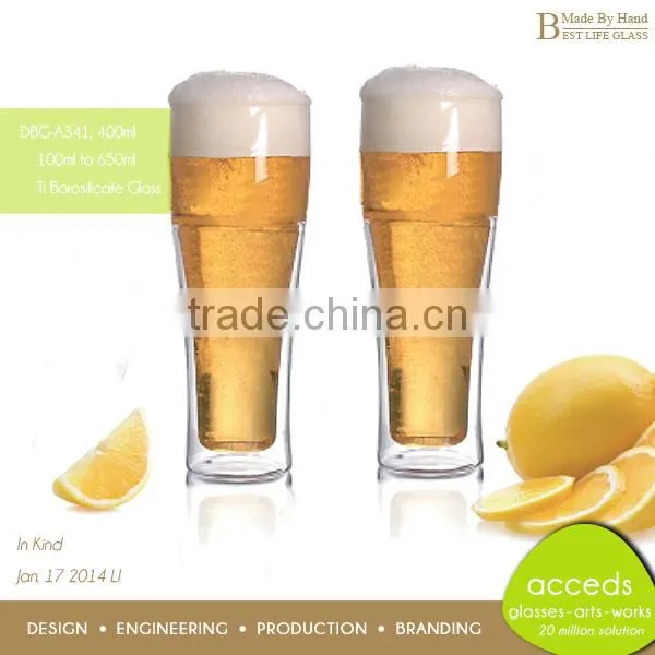 Custom Crystal Fancy Beer Mug