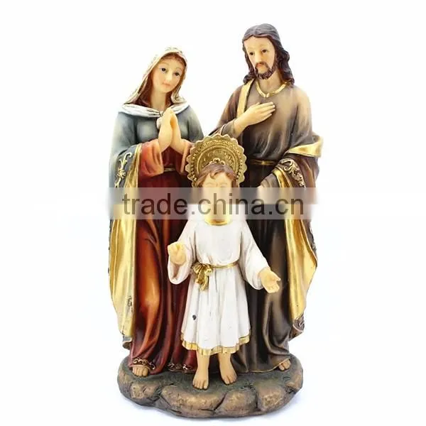Religious Christian ceremony baptism mary crucifix cross figurine
