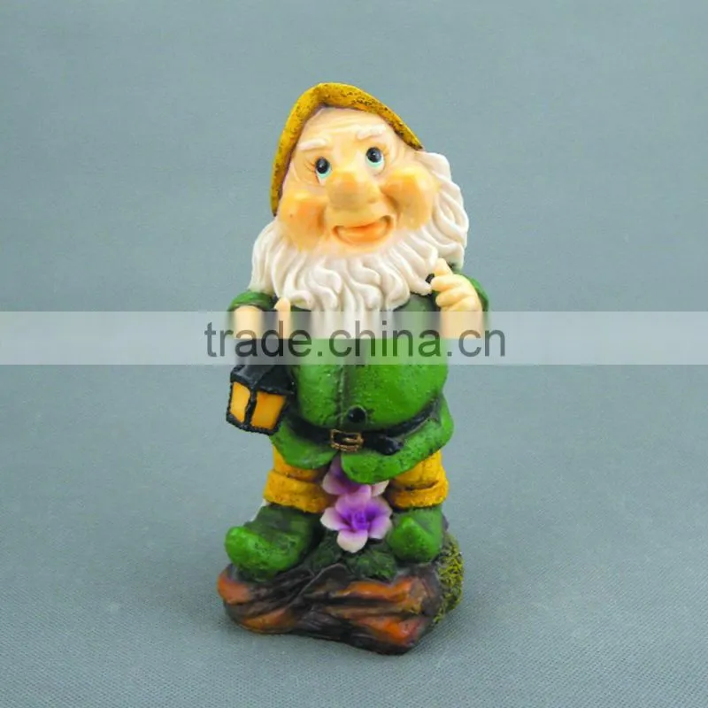 Custom Lovely Gnome Figurines ,Resin Garden Dwarf Statues