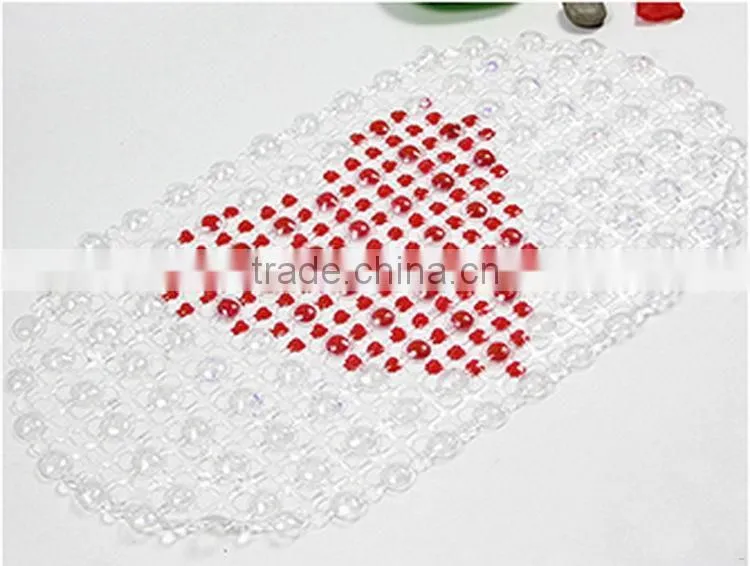2016 hot sale any thickness little foot printed pvc coil bath mat
