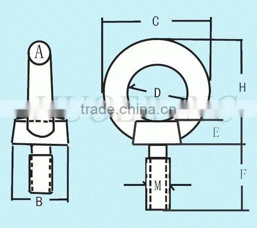 304 Stainless Steel Eye Bolt