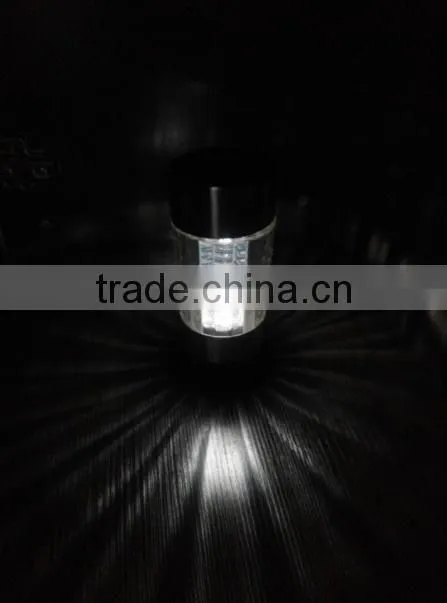 white led Stainless Steel Tube Solar Light garden outdoor