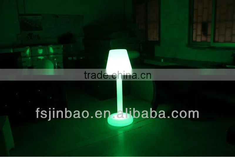 Magic colorful plastic rechargeable led outdoor floor light