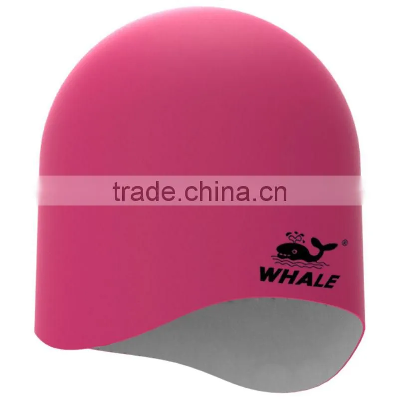 Reversible custom logo design silicone swimming hat (CAP-1804)