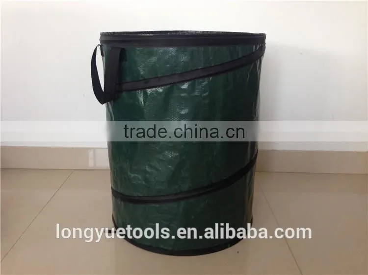 Cheap convenient PE fabric foldable bucket bag