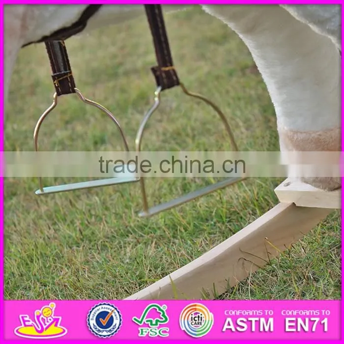 2017 new design wooden toddler rocking horse for sale W16D068