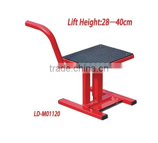 300LBS Adjustable Motorcycle MotoCross Dirt Bike Lift Stand with Wheels