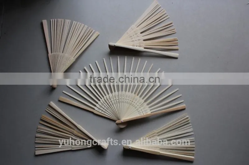 Nature hand folding bamboo frame ribs