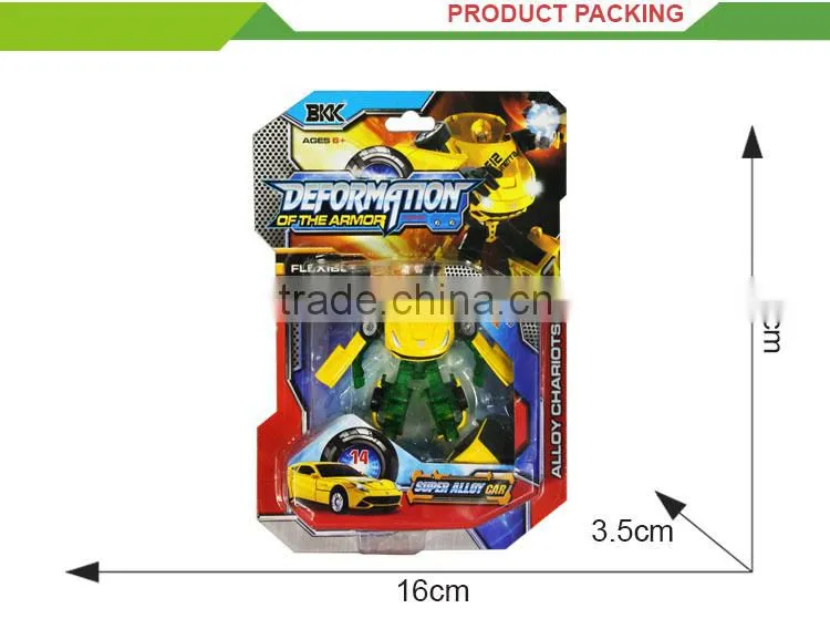 children educational alloy car set intelligent robot toys