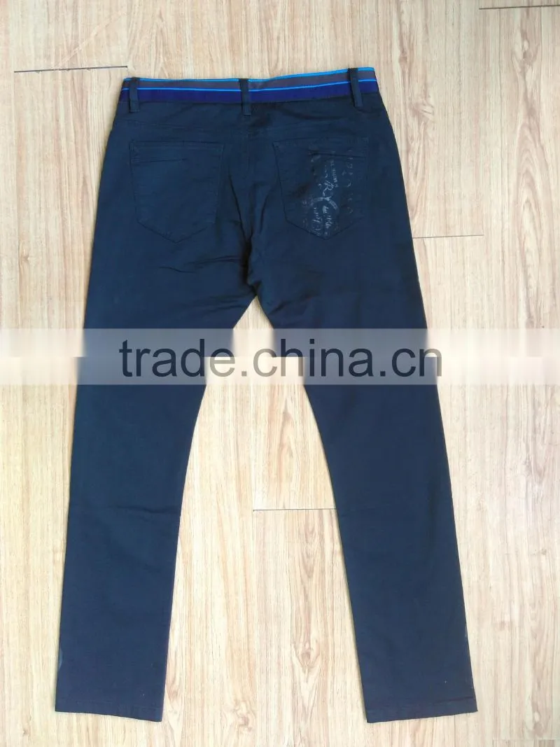 GZY Guangzhou stock lots mens fashionable casual colored pants