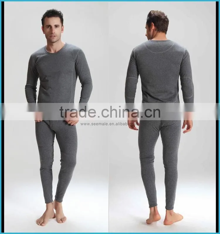 Couples Heated Thermal Underwear Thick Double Layer Merino Wool Polartec Thermal Underwear Knee Support Thermo Underwear