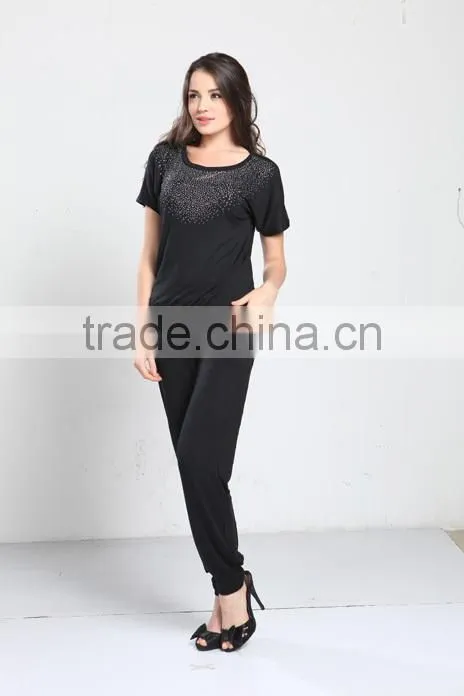 New viscose ladies top elegant turkey sexy slim fit dress mature women wear
