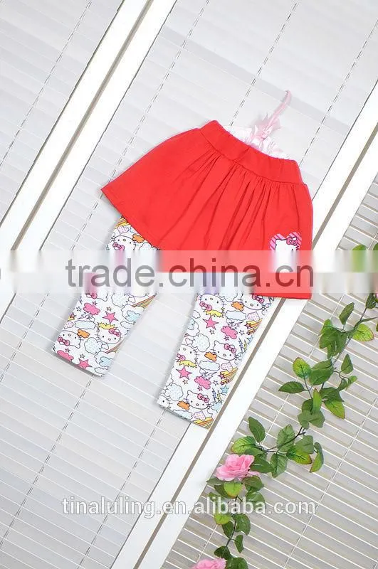 fashion baby girls kitty legging-skirts children leggings and tights