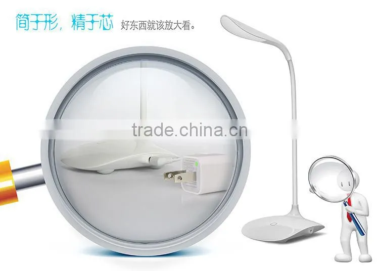 HOT LED Touch On/off Switch Desk Lamp Children Eye Protection Student Study Reading Dimmer Foldable Rechargeable Led Table Lamps