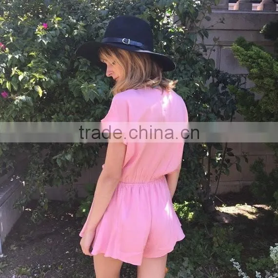 Women Pink Sexy Romper Sexy Rompers For Women Picture