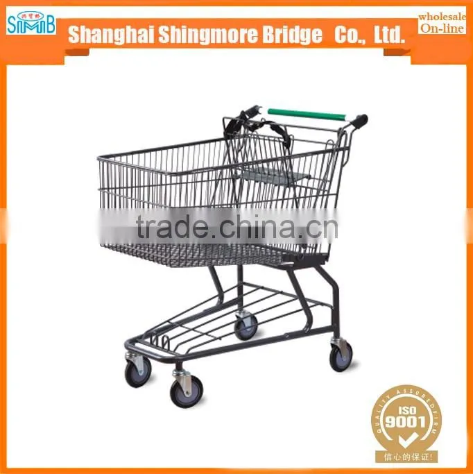 cheap wholesale high quality American style 180L shopping trolley