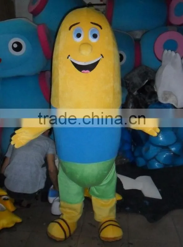 hot sale adult banana mascot costume