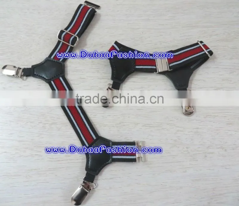 Sexy Vintage Stripe Men's Women Pin Sock Garters Grip Suspender Accessories