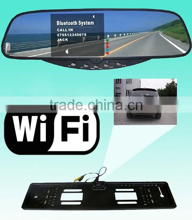 Bluetooth Rearview Mirror Car Bluetooth Handsfree