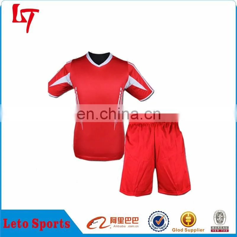 Wholesale sublimated printing cheap custom football club jersey