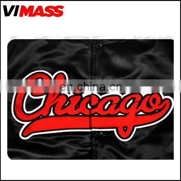 2015 baseball jacket , wholesale custom fashion printing men winter cotton jacket