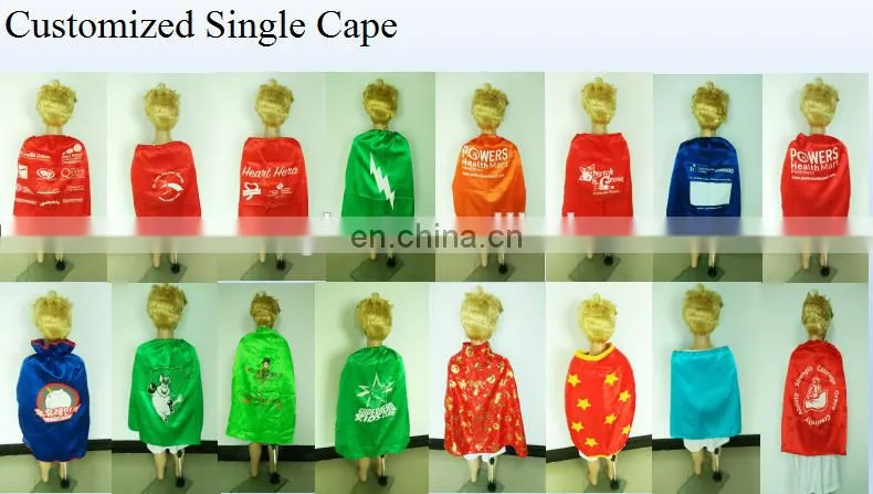 Party cape kids party cosplay superhero blank cape customized cape