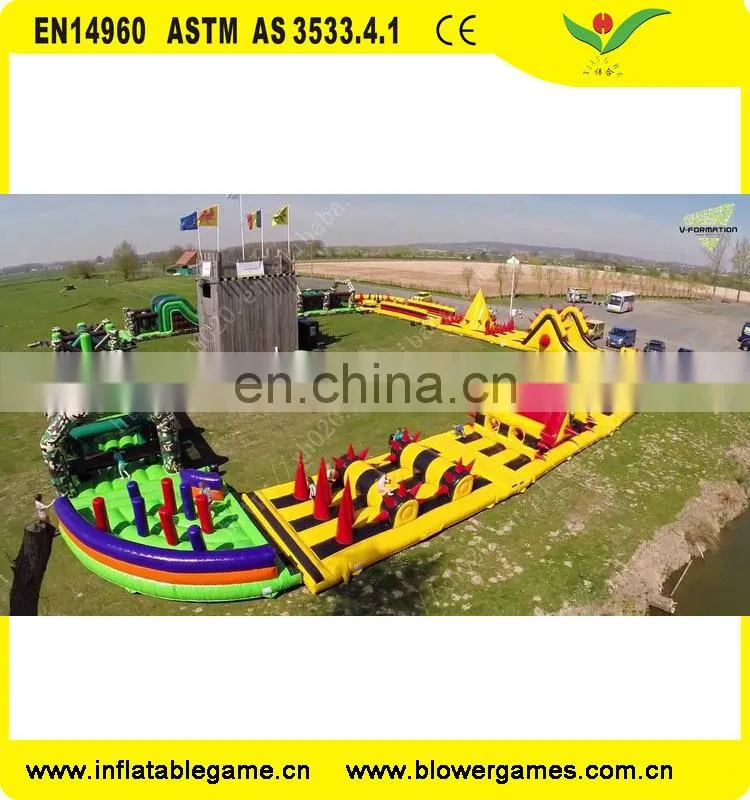 The beast giant challenge inflatable obstacle course
