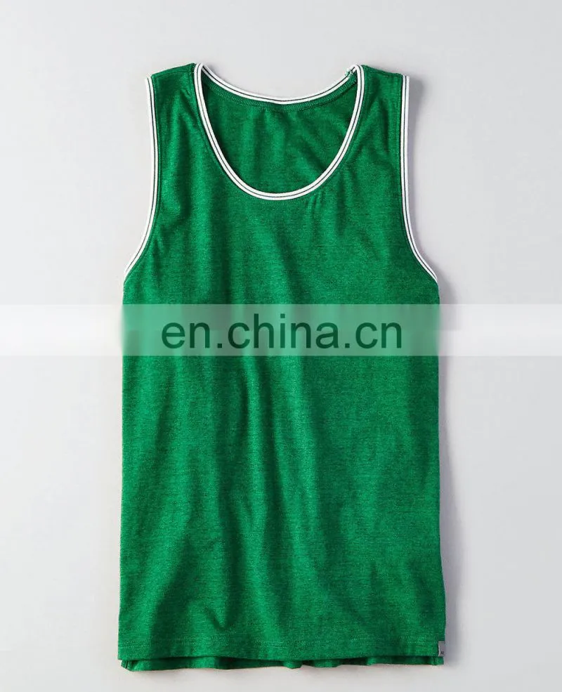 Men Gym Fitness Tank Tops cotton with target artwork