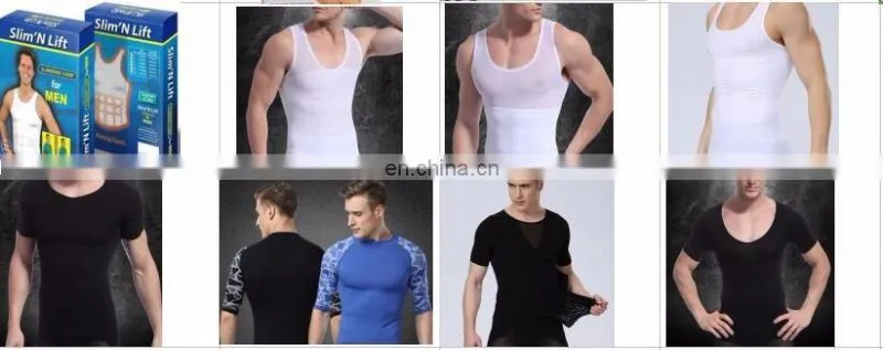 2016 Men's Slimming Singlet Walmart Slimming Corsets Undershirt Shapewear Vest