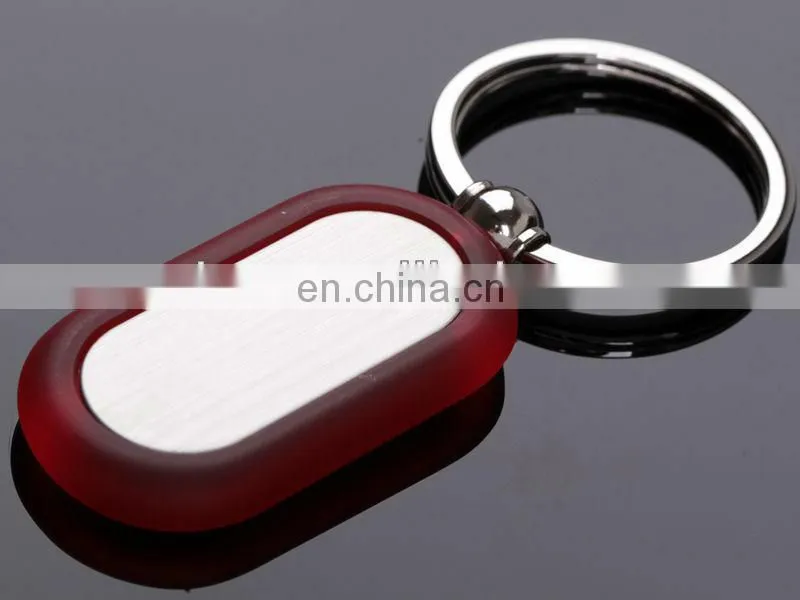 zinc alloy metal brand keychain car brand keychain oval brands keyring Guangzhou