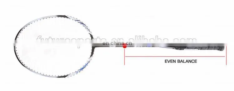 blue custom high qualit professional sports badminton racket