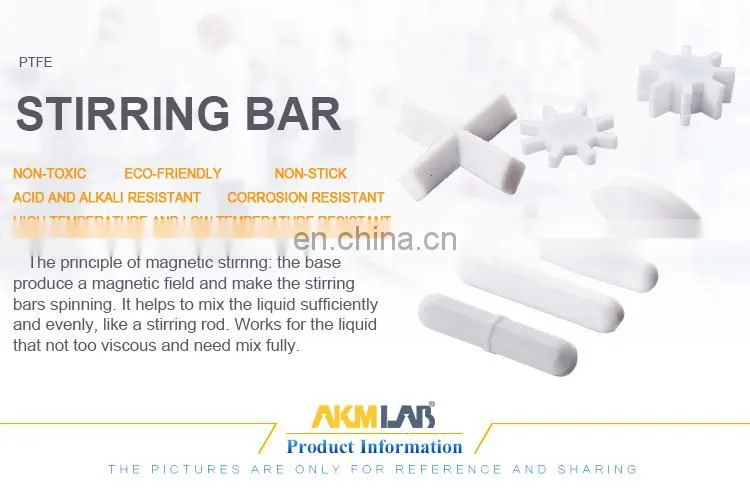 AKMLAB Laboratory PTFE Magnetic Stirring Bar