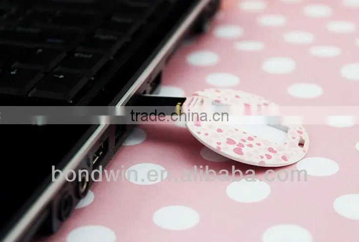 round shape usb memory stick