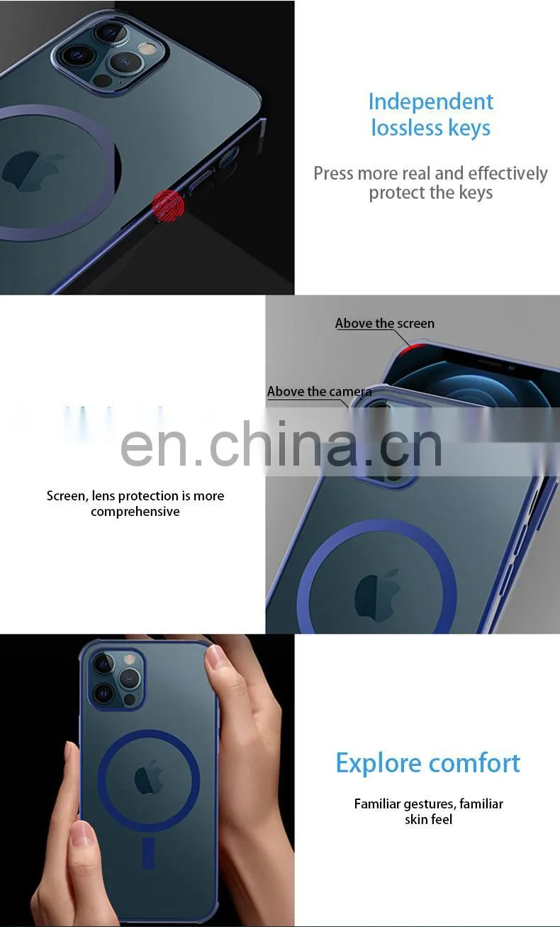 Magnetic Phone Case Logo Silicon 2020 Amazon Hot Products Wholesale Oem/Odm Magnetic Case Moble Phone For Iphone 12 Pro Max X 11