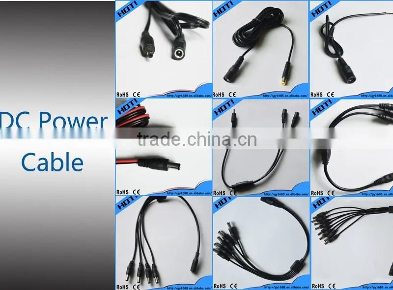 DC Female End Type to DC Male End Type Power Cable 1.5m