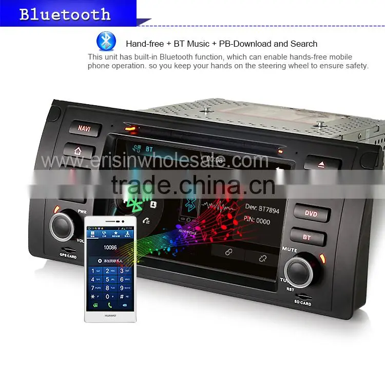 Erisin ES7153B 7" Touch Screen Auto Radio 2 Din Car Stereo Player for E39