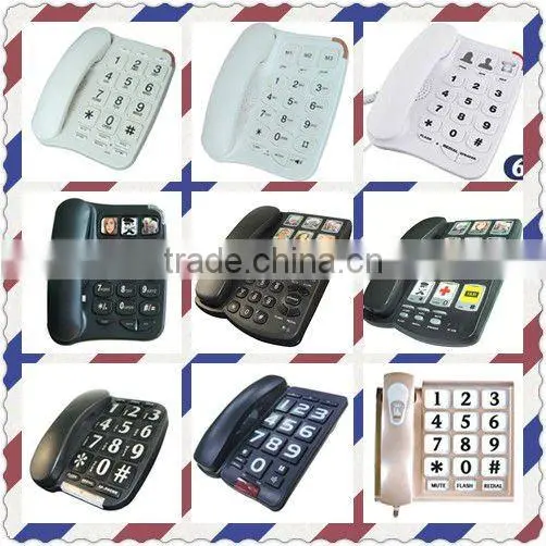 home phones for seniors with family picture