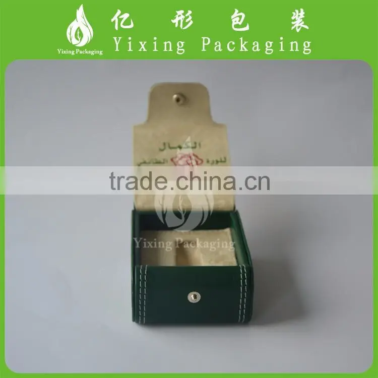 Luxury leather watch box custom logo
