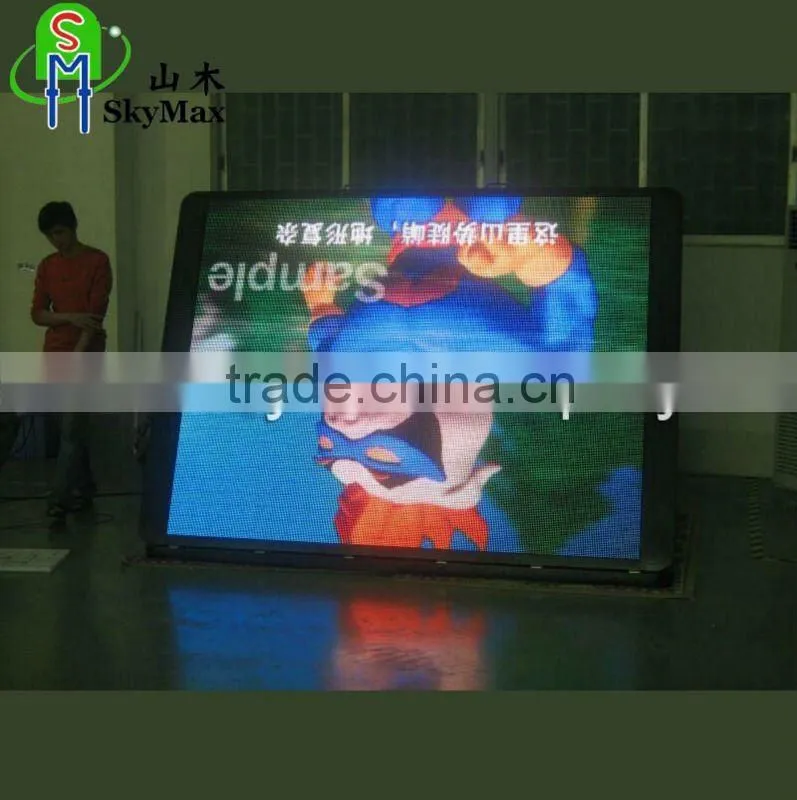 P7.62 indoor advertising led video screen board